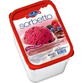 Gartenbeeren Schokolade Sorbetto Emmi