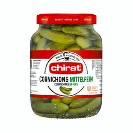 Cornichons pasteurisiert mittelf. Chirat