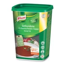 Oxtail Suppe gebunden Knorr