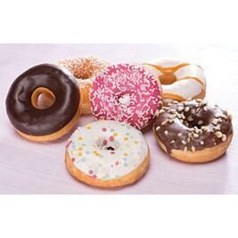 Mini Donuts assortiert Ø 7cm Hiestand