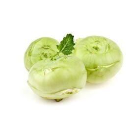 Kohlrabi mit Kraut