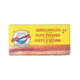 Sardellenfilets gelegt in Olivenöl