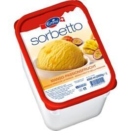 Mango-Passionsfrucht Sorbetto Emmi