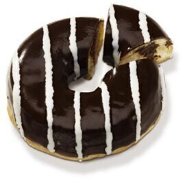 Choco Flava Filled Ring Donut Hiestand