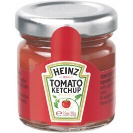 Tomaten Ketchup, Roomservice-Glas Heinz