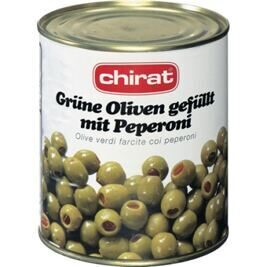 Oliven gefüllt mit Peperoni Chirat