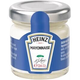 Mayonnaise, Roomservice-Glas Heinz