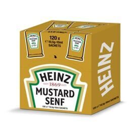 Senf Sachets "cube" Heinz